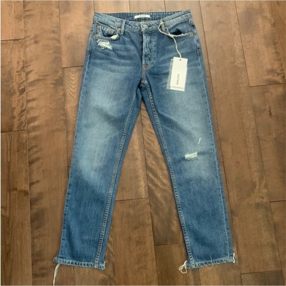 GRLFRND Kiara Distressed Tomboy Jeans Size 23 - Picture 6 of 7